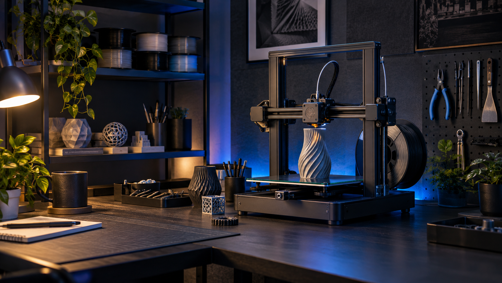 A refined one-printer creator studio
